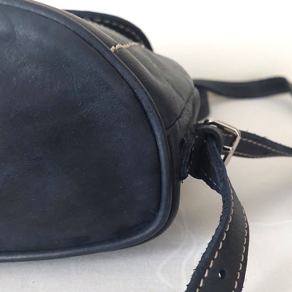 Vintage roots mini deep navy blue backpack - Picture 8 of 14